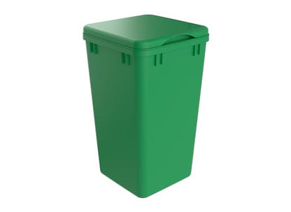 Rev-A-Shelf 27 Qt Under Sink Garbage Can Lid for Base Kitchen and Bathroom Cabinet, Replacement Plastic Trash Bin Lid Only, Green, RV-1024-LID-G-1 - color: Green, size: 27 QT
