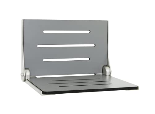 Seachrome SHAF-185155-PGS-S-SL Shower, Grey Seat with Silver Frame - color: Gray Seat With Silver Frame