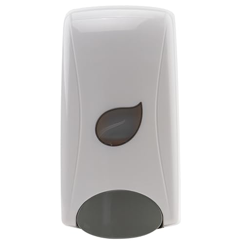 Winco 1000ml White Pur-Clean Manual Foam Soap Dispenser | Easy push, Refillable, Commercial-grade - color: White, style: Manual Foam