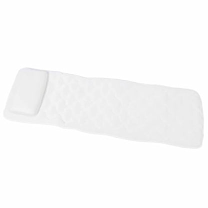 Full Body Bathtub Pillow, Soft Comfortable Bath Pillow Mat with Neck Back Support, 3D Air Mesh Full Body Bath Cushion with Non Slip Suction Cups for Home Hotel Spa Tubs
