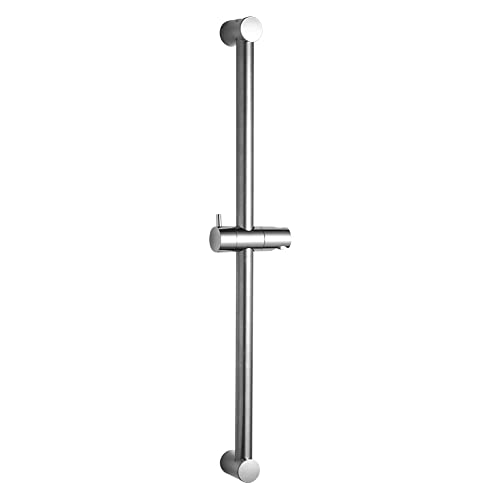 OFFO Shower Slide Bar 32 in Adjustable Installation Distance 16-31 in with 360° Rotatable Handheld Shower Head Holder for Bathroom, Screw Wall Mounted, Chrome Finish - color: Chrome, size: 32 in
