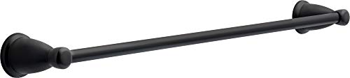 Franklin Brass 3-Piece Matte Black Bathroom Set Towel Rack, Ring, Toilet Paper Holder| Kinla Bath Accessories - color: Matte Black, style: 3-Piece Bath Accessory Set