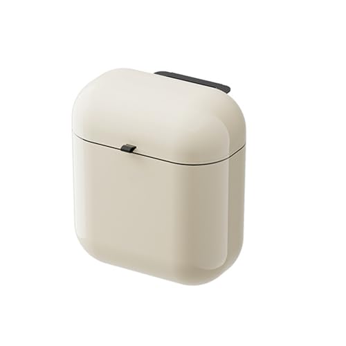 Wall Mounted Trash Can with Lid 8L 12L, Hanging Waste Basket for Kitchen Cabinet Door Bathroom, Large Capacity Garbage Bin - color: 12L