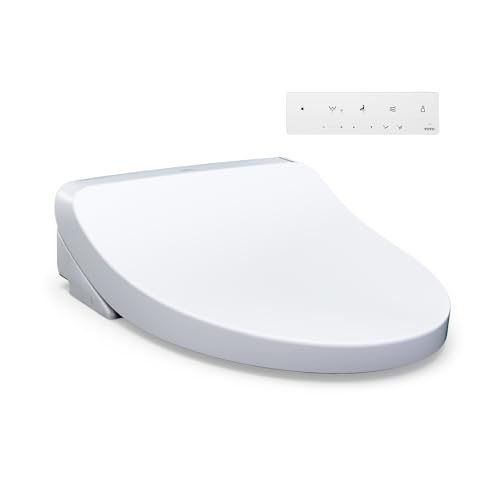 TOTO® WASHLET® KS5 Electronic Bidet Toilet Seat with Instantaneous Water Heating, Self-Cleaning Wand and Heated Seat, Elongated, Cotton White - SW3216#01