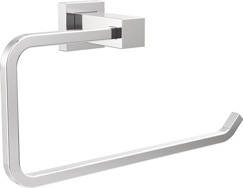 Delta Faucet Velum Towel Ring, Chrome Bathroom Wall Mounted Ring, Hand Towel Ring, Towel Holder, Chrome IAO20846 - color: Chrome