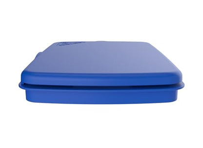 Rev-A-Shelf 32 Qt Under Sink Garbage Can Lid for Base Kitchen and Bathroom Cabinet, Replacement Plastic Trash Bin Lid Only, Blue, RV-32-LID-22-1 - color: Blue, size: 32 QT