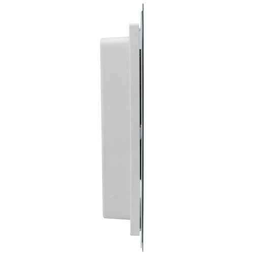 RecPro RV Medicine Cabinet, 16" x 22", White Mirror Cabinet, Made in USA