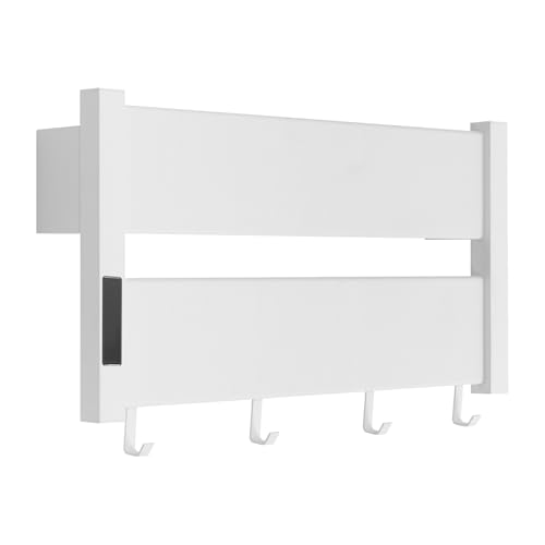 Towel Warmers for Bathroom, Wall Mounted Heated Towel Rack with Timer & Temperature Control, LED Touch Screen, Waterproof Aluminum Electric Towel Warmer Rack (White)