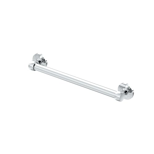 Gatco 621C Gibson 18" L Bathroom Grab Bar, Chrome, ADA Compliant Stainless Steel Safety Grab Bar - color: Chrome, size: 18''L
