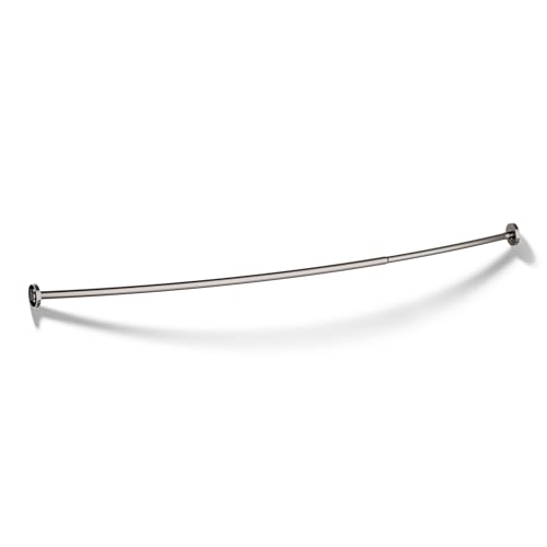 KOHLER K-9351-TT EXPANSE CURVED SHOWER ROD - CONTEMPORARY, Vibrant Titanium - color: Vibrant Titanium