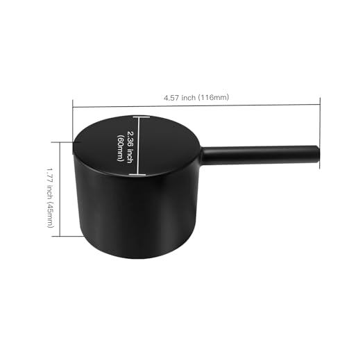 All Metal Replacement for Moen Tub/Shower Lever Handle, Compatible with Moen Posi Temp Shower Handle and for Cartridge,Single Handle Faucets for Adjust Water Volume and Temperature,Matte Black - color: Matte Black