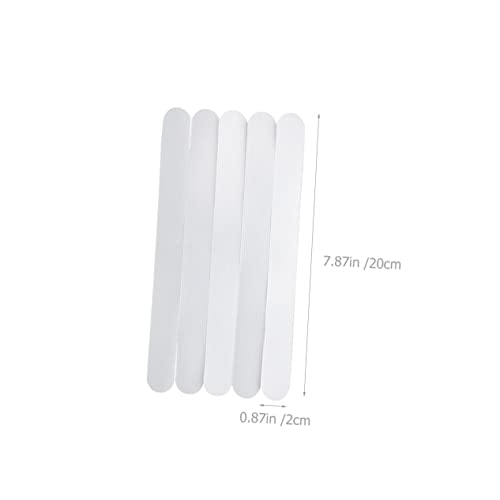 STOBOK 4 Sets of Non-Slip Bathroom Floor Strips Waterproof Anti-Slip Tape for Shower and Stairs 20 PCS Anti-Skid Stickers for Safety