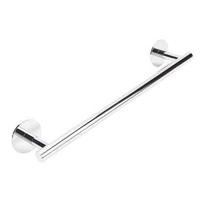 Self Adhesive Towel Bar,16" Chrome No Drill Bathroom 304SS Heavy Duty Towel Rack - color: Chrome, size: 15.7 Inch