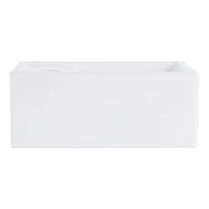 Signature Hardware 484632 Kaisy 22" Modern Porcelain Wall-Mounted Bathroom Sink with Overflow and Single Faucet Hole