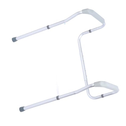 Aramox Bathroom Toilet Guardrail Aluminum Alloy Toilet Safety Frame 5 Level Height and Width Adjustable 220 Lb Support for Elderly Disabled Pregnant Women Recovery Use