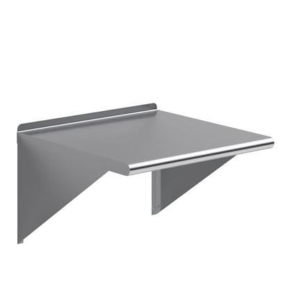 AmGood 24 in. x 24 in. Stainless Steel Wall Shelf | NSF | Metal Shelving | Garage, Laundry, Storage, Utility Room | Restaurant, Commercial Kitchen - size: 24 in. x 24 in.