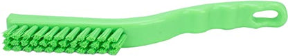 SPARTA Detail Brush Grout Brush, Crevice Brush with Hanging Hole for Bathroom, Kitchens, Countertop, Plastic, 9 Inches, Lime - color: Lime, size: 9 Inches