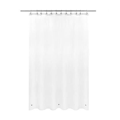 Barossa Design Frosted Shower Curtain Liner Standard Size | Premium PEVA, BPA & PVC Free, No Chemical Smell, Metal Grommets, Lightweight Bath Curtain with 3 Magnets for Bathroom - color: 2a. Frost, size: 72"W x 72"L (Pack of 1)