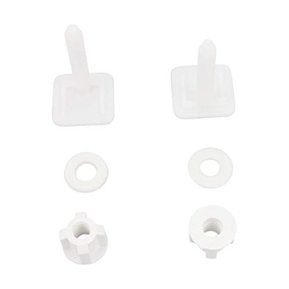 Renovators Supply Manufacturing White Plastic Soft Close Toilet Seat Elongated Slow Close Toilet Seat With Adjustable Mounting Hardware Pack Of 3 - color: White, size: Pack of 3