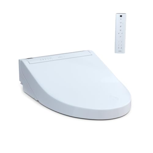 TOTO® WASHLET® C5 Electronic Bidet Toilet Seat with PREMIST and EWATER+ Wand Cleaning, Elongated, Cotton White - SW3084#01 - size: C5 Elongated