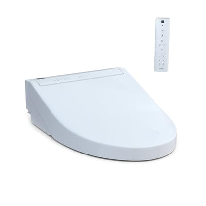TOTO® WASHLET® C5 Electronic Bidet Toilet Seat with PREMIST and EWATER+ Wand Cleaning, Elongated, Cotton White - SW3084#01 - size: C5 Elongated