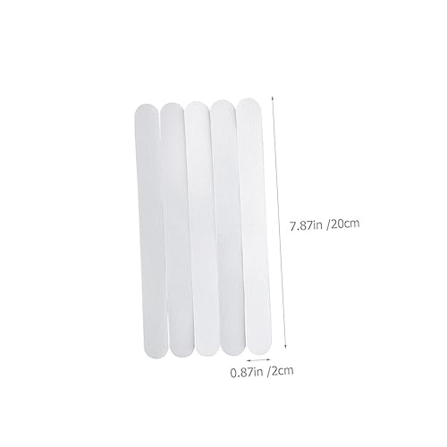 STOBOK 8sets Strips for Bathroom and Stairs of Strong Adhesive Non- Tape for Safe Shower and Bathtub Use Easy to Install for Home and Pool Areas