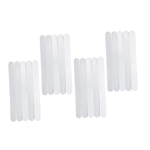 TEHAUX 4sets Non-Slip Shower Floor Strips Slip Sticker Tape for Tub Bathroom Safety