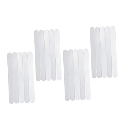 TEHAUX 4sets Non-Slip Shower Floor Strips Slip Sticker Tape for Tub Bathroom Safety