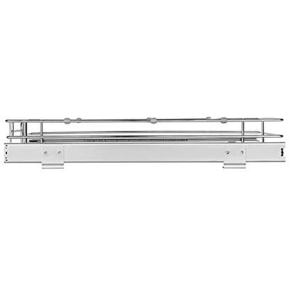 VEVOR 12.5"Wx16.5"Dx3.5"H Pull Out Cabinet Organizer, Heavy Duty Slide Out Pantry Shelves, Chrome-Plated Steel Roll Out Drawers Storage, for Home, Under Sink, 14"Wx17.5"Dx7"H Install Size for Cabinet - size: 12.5"Wx16.5"D