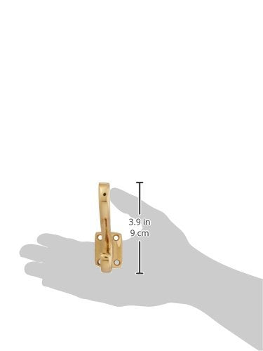 Deltana CAHH35CR003 Solid Brass Heavy Duty Coat and Hat Hook - color: Lifetime Polished Brass