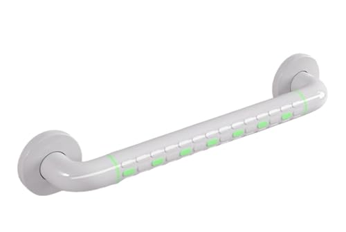 Bathroom Safety Bar 304 Stainless Steel Grab Bars for Bathtubs and Showers Handicap Bathtub Anti Slip Handrail for Elderly Disabled and Injury - color: White, size: 18.8inch