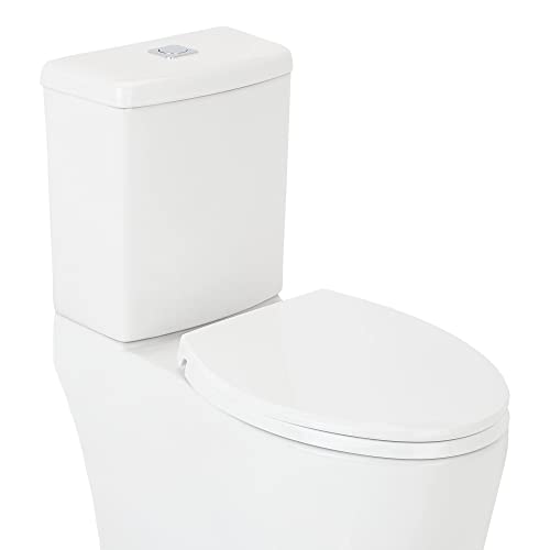 Signature Hardware 481270 Elongated Closed - Front Toilet Seat and Lid with Soft Close