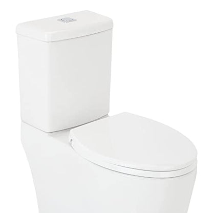 Signature Hardware 481270 Elongated Closed - Front Toilet Seat and Lid with Soft Close