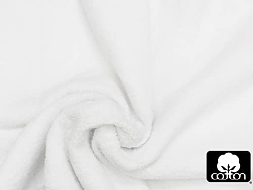 COTTON CRAFT Ultra Soft 6 Piece Towel Set - 100% Cotton Towels - White | Absorbent 580 GSM Quick Dry Everyday Premium Luxurious Bathroom Towels - 2 Large Bath Towels, 2 Hand Towels, 2 Washcloths - color: White, size: 6 Piece Towel Set