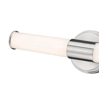 ML Lighting 2220-BN Trumann 1-Light Vanity, LED Brushed Nickel - color: Brushed Nickel, size: 18-Inch