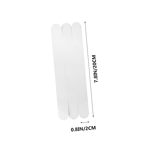 ABOOFAN 12pcs Waterproof Anti-Slip Strips for Bathtubs and Showers Adhesive Bath Safety Tape Non-Slip Treads for Bathroom Flooring and Stairs - size: 12 pcs