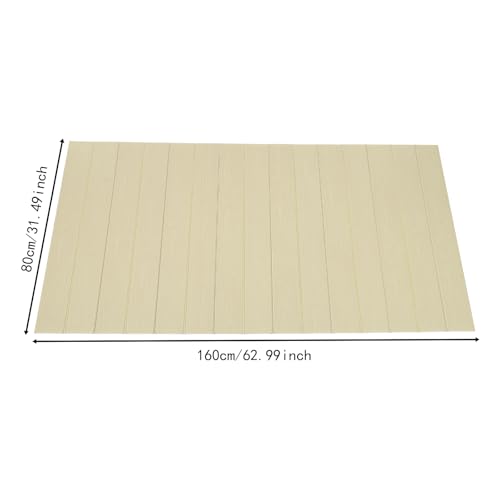 63x31.5in Bathtub Tray, Foldable Bathtub Cover Bath Insulation Cover, PVC Dustproof Shutter Bath Lid Cover Fit Most Tubs, Can Hold Wine Glass, Books, Tablets, Cellphones,Wood Grain - color: Wood Grain, size: 63x31.5in
