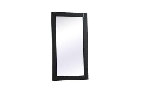 Envision, Aqua Vanity Mirror 18X32 Inch in, Modern, Black - color: Black, size: 32"L x 18"W