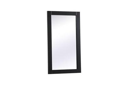 Envision, Aqua Vanity Mirror 18X32 Inch in, Modern, Black - color: Black, size: 32"L x 18"W