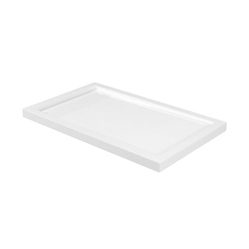 OVE Decors 54x32" Shower Base, White - size: 54 x 32, style: Side Drain