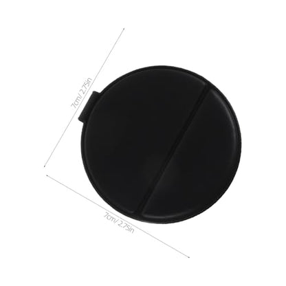 4pcs 2.76 Inch Mini Folding Mirror - Round PU Leather Vanity Desktop Standing Mirror with Frame for Home Countertop Travel Makeup Use Beige, Black