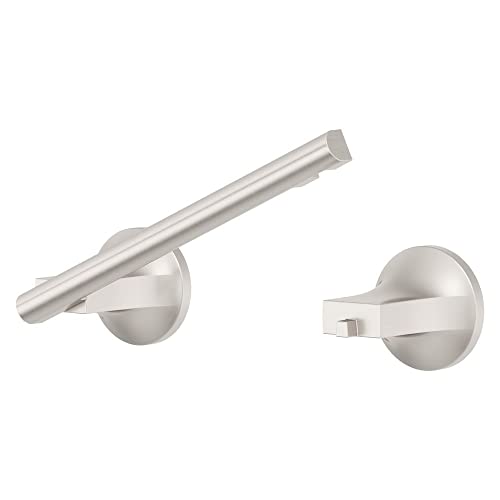 Pfister BPHPFM0GS Pfirst Modern Toilet Paper Holder, Spot Defense Brushed Nickel - color: Spot Defense Brushed Nickel, size: 1 Pack