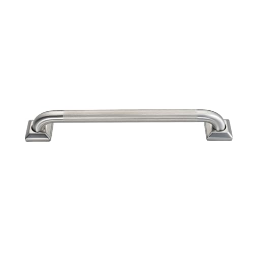 joyrain 500lb Capacity Stainless Steel Grab Bar - Heavy Duty Bathroom Safety Rail for Elderly, Anti-Slip Shower Handle, ADA Compliant (Knurling, 12 inch) - color: Knurling, size: 12 Inch