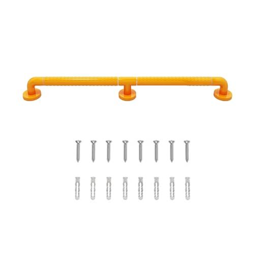 1 piece Safety Grab Bar,Non-Slip Textured Industrial Pipe Shower & Stair Handrail with Concave-Convex Surface,304 Stainless Steel Core(120cm/3.94ft) - size: 120cm/3.94ft