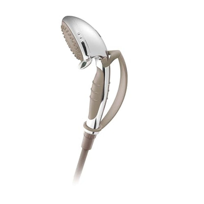 Moen DN8001CH Home Care Multi-Function Handheld Showerhead with Non-Positive Pause Control, Chrome Finish, Wall-Mounted Hand Shower with 7-Foot Hose and Lightweight Soft Grip Handle - size: Pack of 1