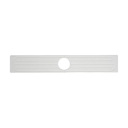 Diatomite Super Absorbent Kitchen Bath Mat Fast Drying Nonslip Pad for Sinks Waterproof Countertop Absorber - color: White