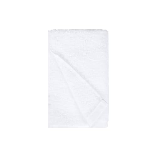 Amazon Basics Soft and Thick Cotton Hand Towels for Gym, Quick Drying, 16 x 26 in, White, 24-Pack - color: White, size: 24 Pack