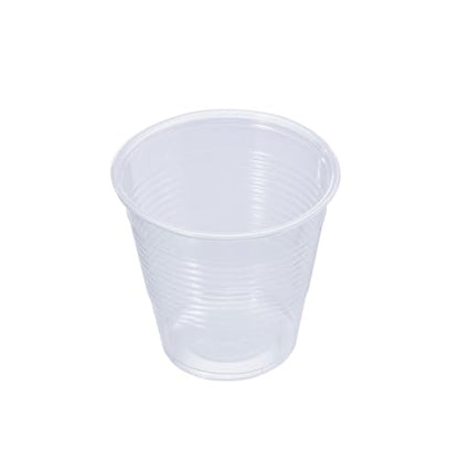 Jaluxing 500 Count 5 oz Crystal Clear Disposable Plastic Cups Bulk PP Cups for Parties, Water, Wine, Cold Drinking (Formerly FULING) - style: 5 OZ.