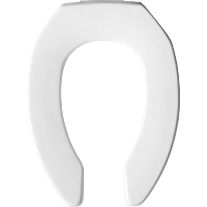 BEMIS 2L2155T 000 Medic-Aid 2" Lift Raised Open Front Plastic Toilet Seat, ELONGATED, Long Lasting Solid Plastic, White - style: Open Front Seat - 2-Inch Lift