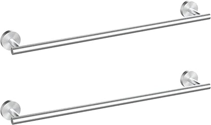 Cilee 2 Pieces Brushed Nickel Bathroom Towel Bar, 16 Inch Towel Holder | Double Towel Racks, Bathroom Towel Holder, Towel Hanger for Bathroom Stainless Steel Wall Mount - color: Brushed Nickel, size: 16inch